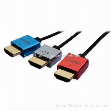 Colorful Ultra-slim HDMI Cables, 2.8mm OD, Ethernet 1.4 Version